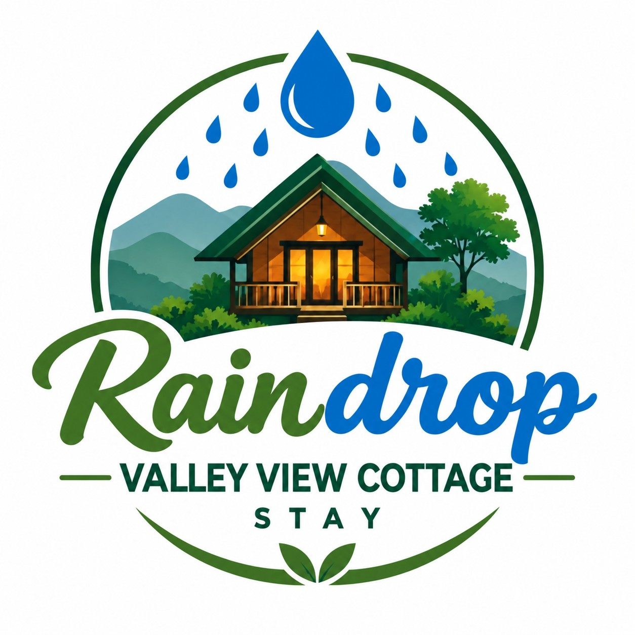 Raindrop Valley View Cottage Stay logo